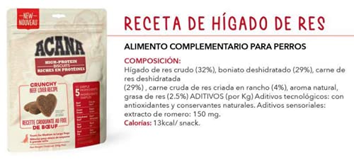 Acana Crunchy Beef Liver 100 g