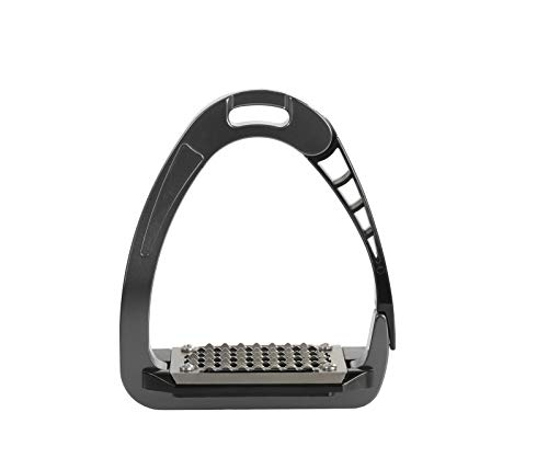 Acavallo Estribo de Seguridad Unisex, Color Gris Oscuro