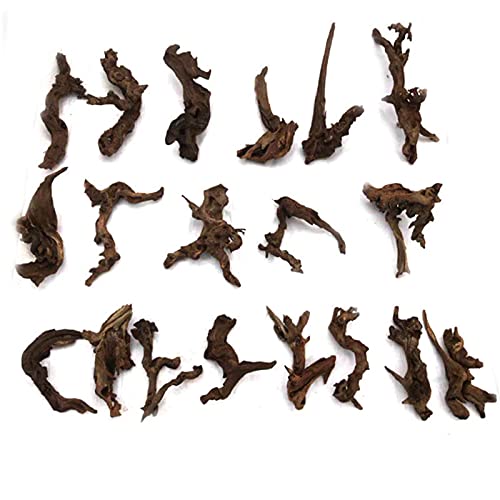 Accesorios de decoración de acuario de tronco de madera natural, paisajismo de planta de árbol de pescado de árbol de madera de 500 g, forma aleatoria, para decoración de acuario adorno del tanque