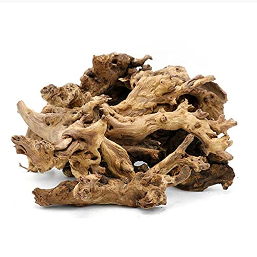 Accesorios de decoración de acuario de tronco de madera natural, paisajismo de planta de árbol de pescado de árbol de madera de 500 g, forma aleatoria, para decoración de acuario adorno del tanque
