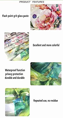Adhesivo de vidrio anti ultravioleta para acuario, acuario siamés lucha Betta peces nadando en Aquar, película de vidrio estática para baño, oficina, sala de reuniones y sala de estar, 23.6 x 35.4 pul