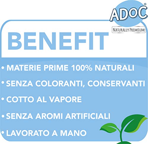 ADOC Natural Pollo Calabaza y Zanahoria para Perros Adultos, Paquete de 20 Unidades