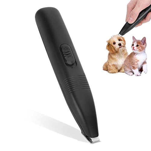 Agatige Cortapelos para Perros, cortadora de Pelo eléctrica de bajo Ruido para Perros, afeitadora inalámbrica para Gatos y Perros pequeños para Patas, Orejas y Cara