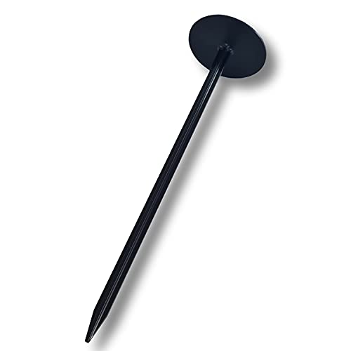 AGRI plus 12 clavos de fieltro de plástico para fijación de fieltro de paja/heno – Clavos profesionales de fieltro