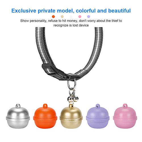 Akin Rastreador GPS mascotas para gatos y perros Smart Pet Bell Localizador Collar IP67 Impermeable Anti-perdida Dispositivo Electrónico Cerca Posición Collar Soporte 2G 3G Banda Color Aleatorio