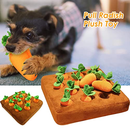 Alfombra Olfativa Perros Zanahoria, Snuffle Mat Para Perros Juguete Alfombra Olfato Perro Interactivo, Almohadilla Para Olfatear Mascotas Para Mascotas Fomenta Las Habilidades Naturales De Forrajeo