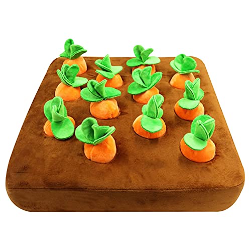 Alfombra Olfativa Perros Zanahoria, Snuffle Mat Para Perros Juguete Alfombra Olfato Perro Interactivo, Almohadilla Para Olfatear Mascotas Para Mascotas Fomenta Las Habilidades Naturales De Forrajeo