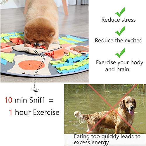 Alfombra para perros de juguete intelectual con olores, para entrenar, manta para olorar, juguete inteligente, juguete para perros, alfombrilla de entrenamiento para mascotas, perros y gatos