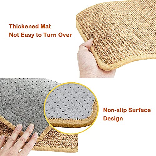 Alfombra Rascadora para Gatos, Garras De Afilar El Gato, Cuidado de Las Patas del Gato, Lino Garra Molienda de Gato Estera para Rascar El Gato para Los Perros, Muelen Sus Garras, Juegan