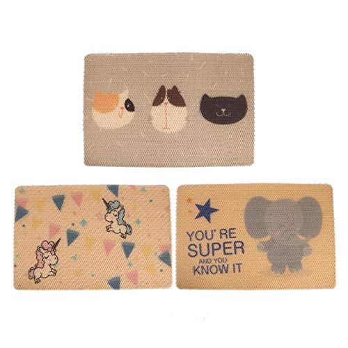 Alfombrilla de Arena para Gatos para Mascotas Arena elástica para Gatos Trampas para Arena para Mascotas Alfombrilla para Gatos Alfombrilla de Limpieza Productos para Gatos Accesorios-Husky, S, Russ
