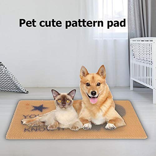 Alfombrilla de Arena para Gatos para Mascotas Arena elástica para Gatos Trampas para Arena para Mascotas Alfombrilla para Gatos Alfombrilla de Limpieza Productos para Gatos Accesorios-Husky, S, Russ