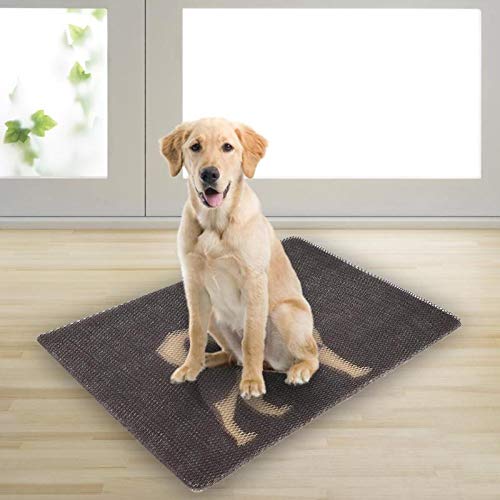 Alfombrilla de Arena para Gatos para Mascotas Arena elástica para Gatos Trampas para Arena para Mascotas Alfombrilla para Gatos Alfombrilla de Limpieza Productos para Gatos Accesorios-Husky, S, Russ