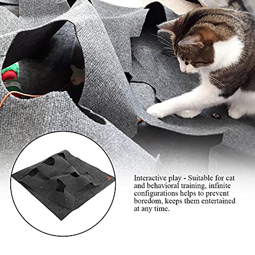 Alfombrilla de juego para gatos, centro de actividades para gatos, manta para gatos, alfombrilla de juguete para gatos, alfombrilla antideslizante para actividades de gatos, alfombrilla para entrenami