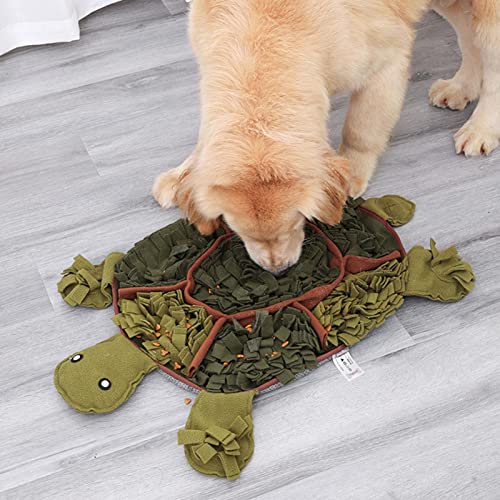 Alfombrilla para esnifar mascotas para perros, gatos - Juguete para perros tortuga | Alfombrilla sensorial para perros | Alfombrilla de alimentación para gatos | Alfombrilla de alimentación Shichangda