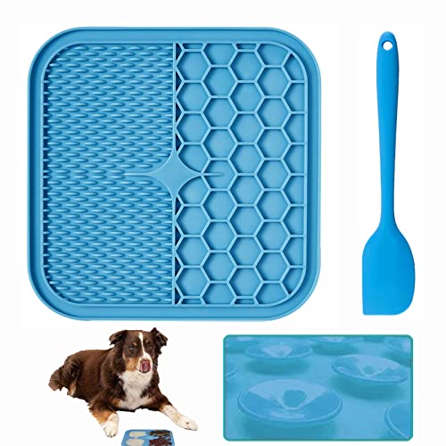 通用 Alfombrilla para Lamer Perros, 1 Pieza Almohadillas Lamer Mascotas, Lamer Estera para Perro, Dieta Saludable, Adecuado para Bañar, Recortar, Acicalar y Entrenar Perros