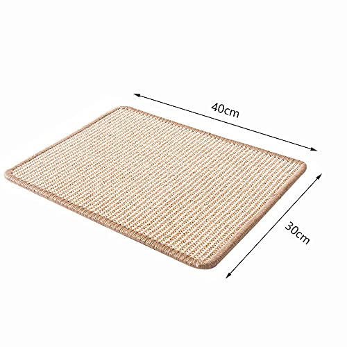 Alfombrilla para Rascar Gatos,1 Pieza Alfombra de Sisal Natural para Gatos, Alfombrilla Antideslizante para Rascar Gatos,Juguete para El Cuidado del Gato, Protege El Piso y El Sofá(Color Aleatorio)