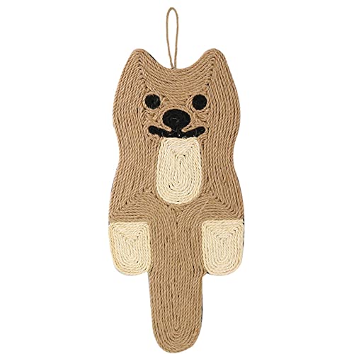Alfombrilla rascador para gatos Sisal natural antideslizante EVA Alfombra para colgar rascadores para gatos Alfombrilla para rascar suelo para gatos Alfombra protectora para sofá Rascadores de gatos