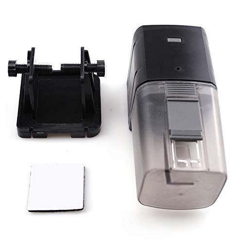 Alimentador Automático Peces, Dispensador de Alimentos para Peces, Alimentador de Acuarios, Dispositivo Alimentación Acuarios, Alimentador de Peces Controlable, AA con Pilas(Sin Batería)