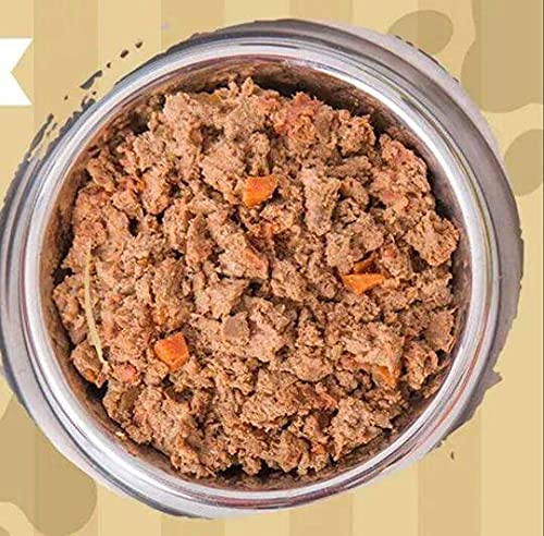 Alimento Natural casero para Perros, húmedo con Carne Fresca y Verduras Frescas - 90% Carne Knatur (6x600gr) (Cordero y Pescado)