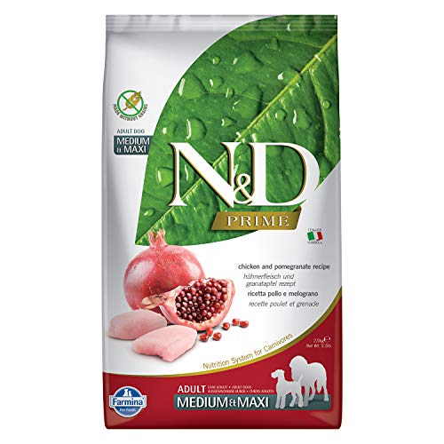 Alimento para perros Farmina Natural & Delicious Prime pollo y granada adulto mediano y maxi 5.5 lb