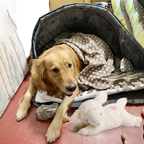 ALL FOR PAWS AFP Snuggle - Juguete de peluche para animales de oveja, color blanco