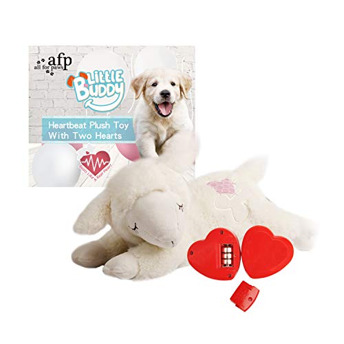 ALL FOR PAWS AFP Snuggle - Juguete de peluche para animales de oveja, color blanco