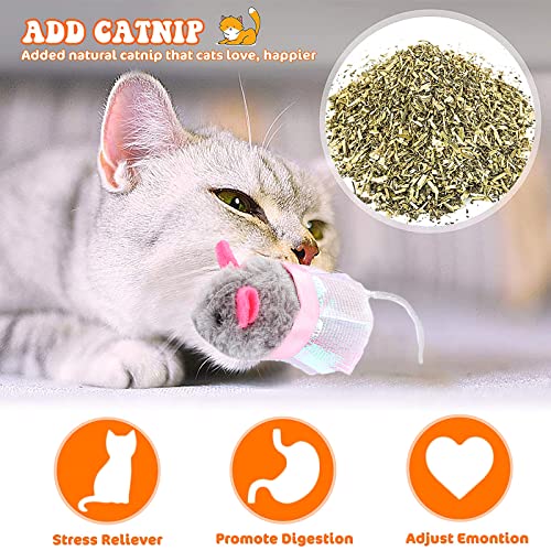 ALLOMN Juguetes para gatos peludos para mascotas, ratones, ratones de juguete para gatos, juguetes para mascotas, lindo vestido de baile de graduación, ratón, gato, juguetes para jugar con gatera,