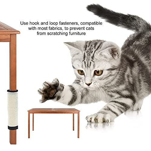 Almohadilla para Raspar de Sisal para Gatos, Rascador, Juguete Interactivo Duradero, Antideslizante, para Dormir, Alfombrilla de Garras de Molienda Natural para Proteger Muebles, Alfombras de Sofá(S)