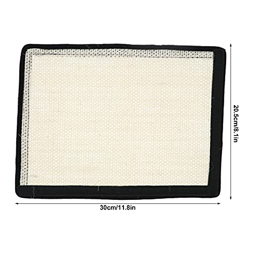 Almohadilla para Raspar de Sisal para Gatos, Rascador, Juguete Interactivo Duradero, Antideslizante, para Dormir, Alfombrilla de Garras de Molienda Natural para Proteger Muebles, Alfombras de Sofá(S)
