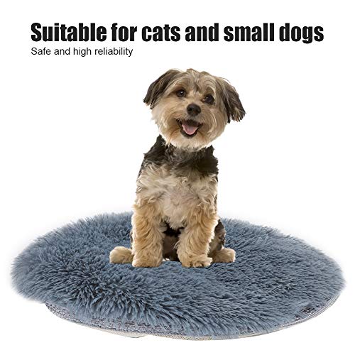 Almohadilla térmica para Mascotas Gatos y Perros de Felpa Manta térmica eléctrica Cama para Mascotas Estera de Calentamiento de Invierno para Mascotas pequeñas, Carga USB(UN)
