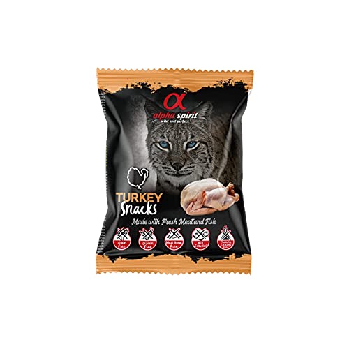 ALPHA SPIRIT Snack Gato Sabor Pavo 24 und. X 50 gr
