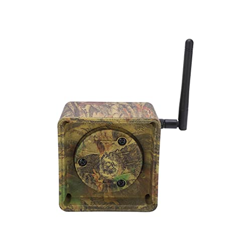 Altavoz para Pájaros de Caza, Reproductor de Sonido de Pájaros Al Aire Libre 200 Sonidos de Pájaros con Bolsa de Almacenamiento de Control Remoto para Repelente de Pájaros