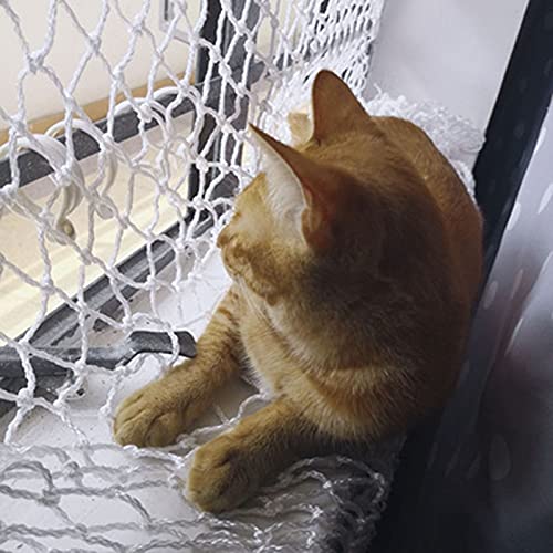 AMDHZ Red De Seguridad for Niños Redes De Balcón for Gatos Red Protectora Bajo Techo,En Exteriores for Escaleras De Ventana De Balcón (Color : 5cm Mesh, Size : 2x5m(7x16ft))