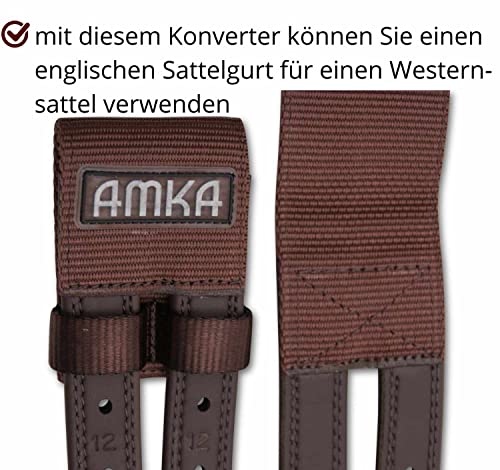 AMKA Adaptador de cinturón de sillín para Western a inglesa