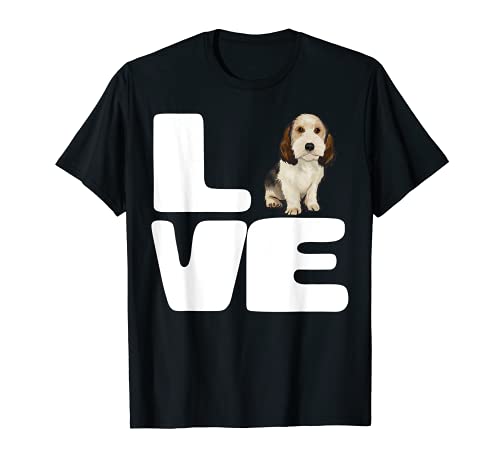 Amo A Mi Perro Grifón Vandeano Basset Pequeño Camiseta