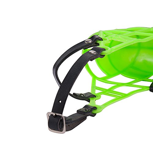 Amordazar Don Pare Modelo 101 en verde de neón siempre es posible beber, ideal para funcionamiento libre, perrera, jaula, carreras de perros, coche, protección del cebo venenoso por Amathings