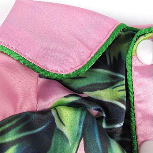 AMURAO Verano Mascota Camisa para Perros Moda Piña Gato Ropa Cachorro Manga Corta Ropa cómoda Overoles