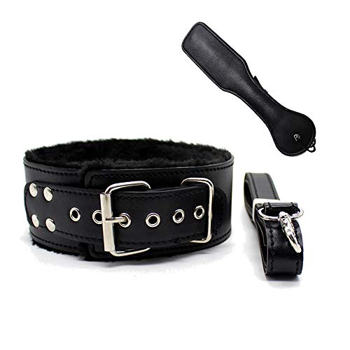 AMZ-Mall Cuero De La PU De La Novedad Divertida Palmada De Piel De Cuello Collares