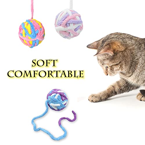Andiker Juguete para gatos en espiral, juguete creativo colorido para gatos de interior, juego interactivo (5 unidades)