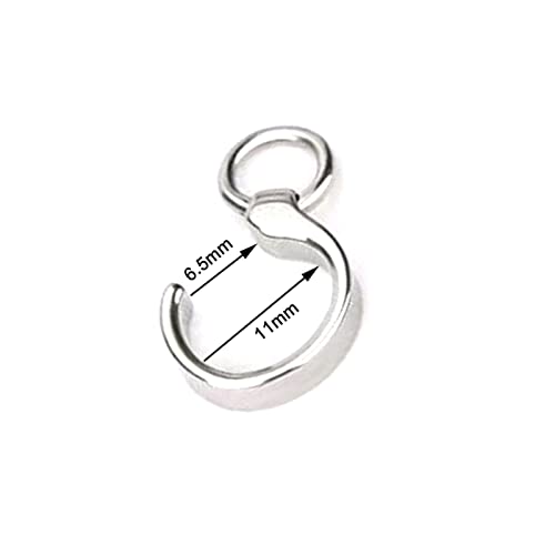 Anillo de Pie de Loro, 10 Piezas de Anillos de Entrenamiento de Pájaros de Acero Inoxidable Clip Accesorio de Vuelo de Loro Al Aire Libre para Entrenamiento de Pájaros