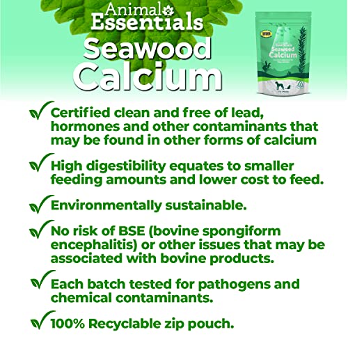 Animal Essentials Suplemento de Calcio Naturales de Algas Marinas para Perros y Gatos 340 gram 12 oz