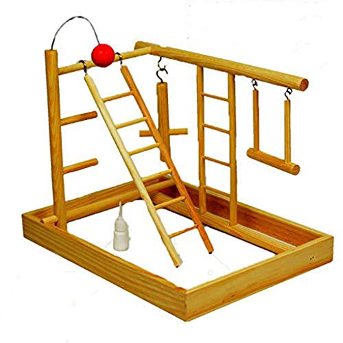 Animales Camas y lechos Reptil Casa De Madera Hamster Cueva con Oscilación De Escalera Y Escalada En Roca Combinación Set De La Rata Ratón Doméstico Ratones Nido del Juguete del Patio