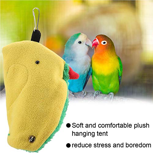 Aoca Reduzca el estrés, Cama Colgante, Cueva, Juguete, Loro, Hamaca, Carpa para pájaros, Hamaca para pájaros, para periquitos pequeños, pinzones, cacatúas, guacamayos