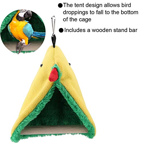 Aoca Reduzca el estrés, Cama Colgante, Cueva, Juguete, Loro, Hamaca, Carpa para pájaros, Hamaca para pájaros, para periquitos pequeños, pinzones, cacatúas, guacamayos