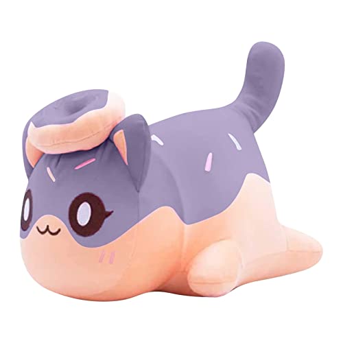 Aphmau - Juguetes de peluche para gatos, 9.84 pulgadas, juguete de peluche de animales de peluche, papas fritas de cola, hamburguesas, donut para gatos, regalos para gatos