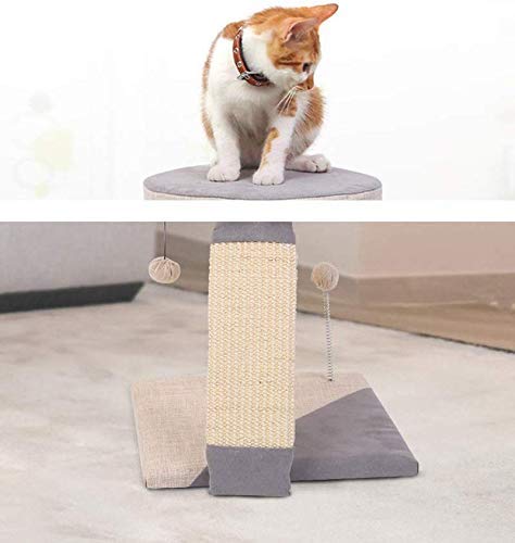 Árbol del Gato, Torre del Gato Condo del Gato Marco de Escalada del Gato Juguete del Gato Duplex Castillo del Gato Arena para Gatos Suministros para Mascotas Pelota de Felpa Accesorios de sisal Esta