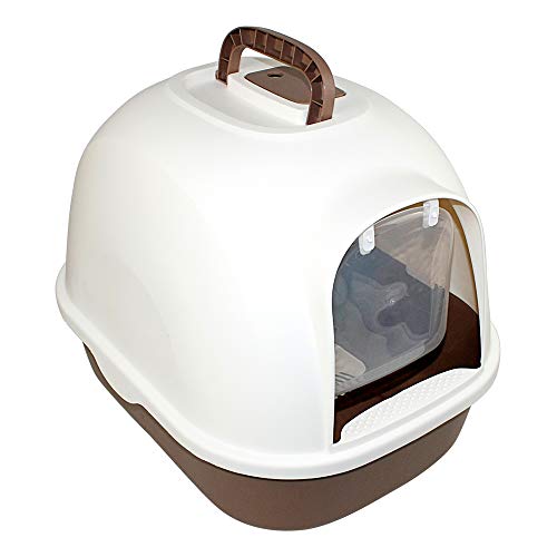 Arenero Cerrado Sanitario Gato arenero para Gatos arenero para Gatos arenero Gatos Grande 53*41*41cm Aleatorio (SOY20)