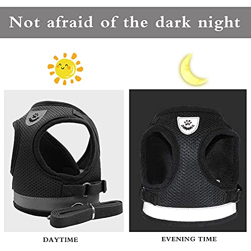 Arnes Gato, Mascota Correa Chaleco, Arnés Malla Tipo Chaleco, Arnés Ajustable para Gatos, Cat Vest Harness, Chaleco Tracción Gatos, Correr, Capacitación, Actividades Aire Libre