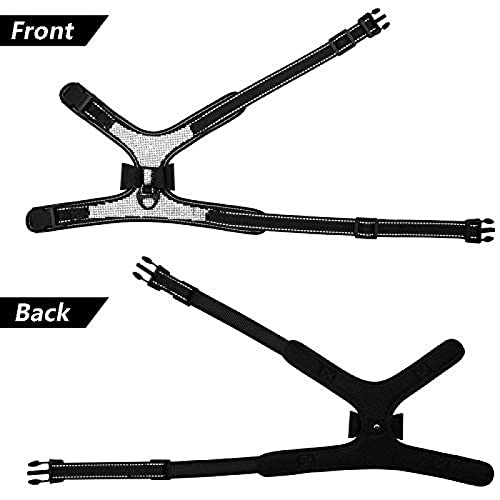 Arnés reflectante para perros Espárragos Nylon Pit Perro pequeño mediano Chaleco tripulado Bowknot Accesorios para perros Suministros para mascotas Arnés para perros Arnés para cachorros Arnés par