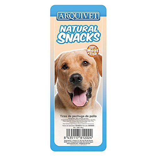 Arquivet Natural Dog Snacks Tiras de pechuga de Pollo 80 g - 110 gr